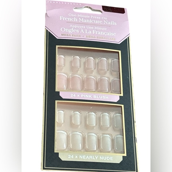 Pearl essence So Natural French manicure tips Press On Nails 48 NWT - Picture 8 of 8